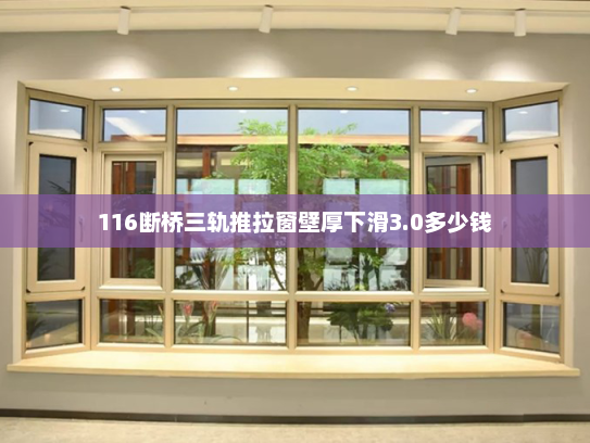 116断桥三轨推拉窗壁厚下滑3.0多少钱